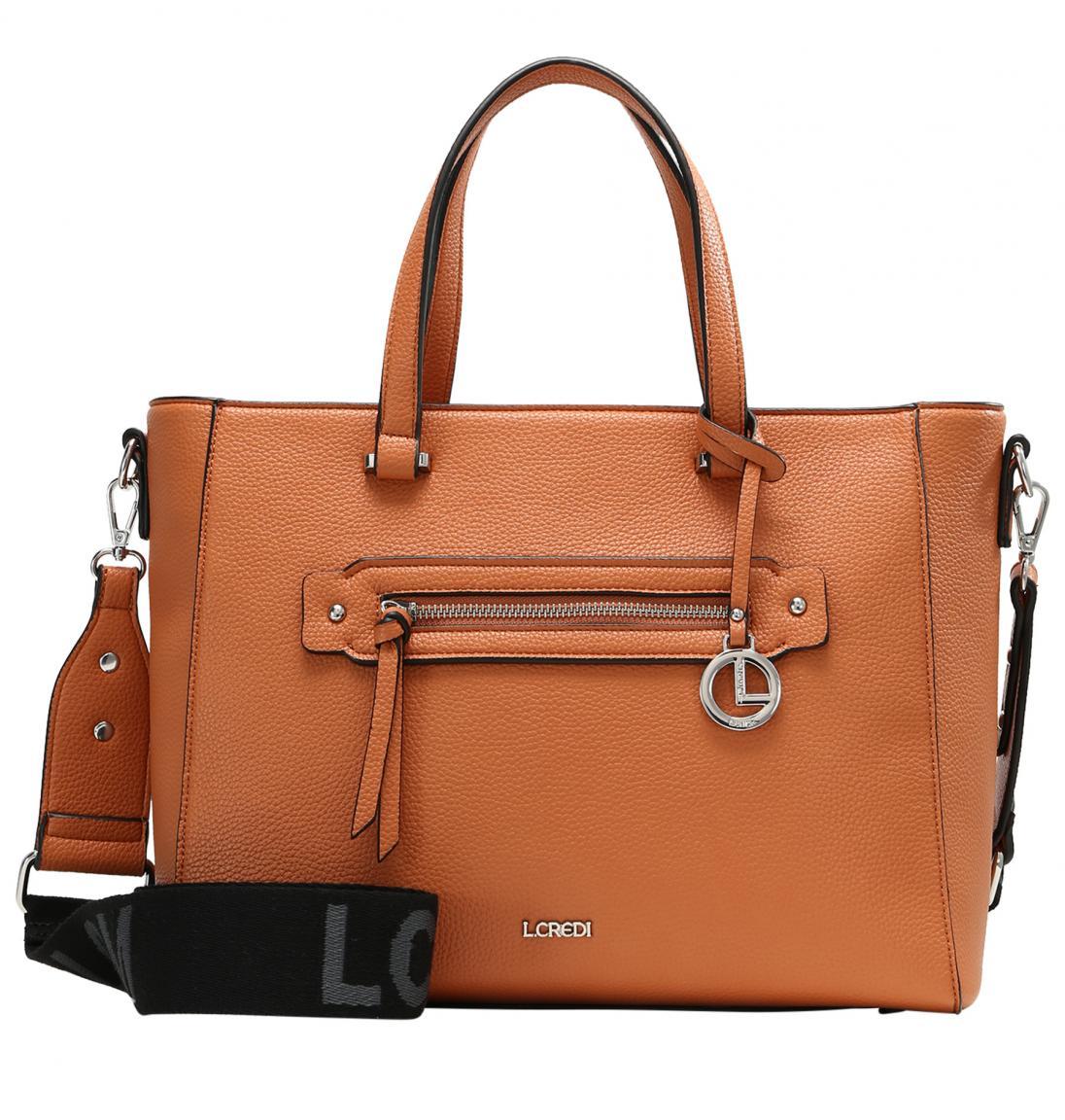 Handtasche Damen Terra L. Credi Hellen orange