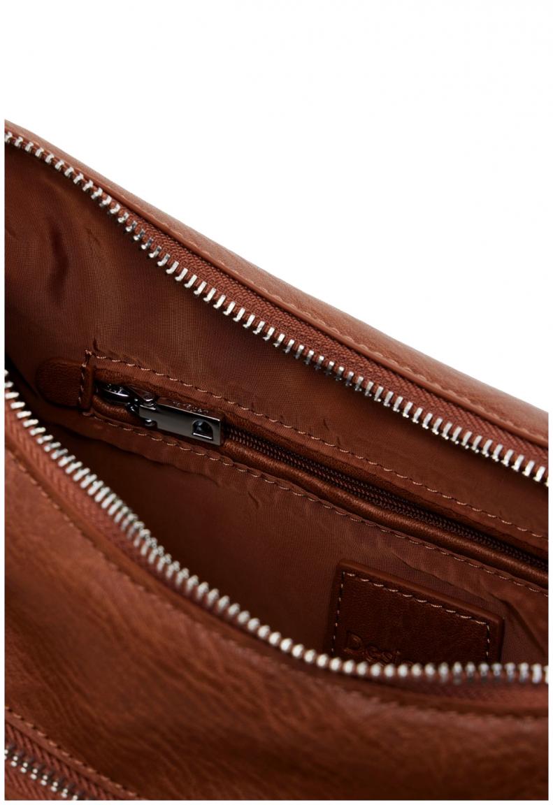 Handtasche Desigual Cognac Logo Mayari