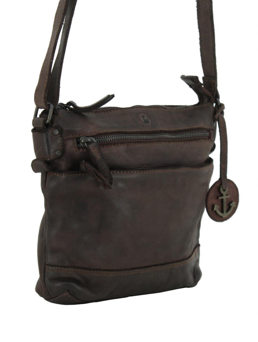 Handtasche Isalie Brown braun Harbour 2nd Leder Anchor Love