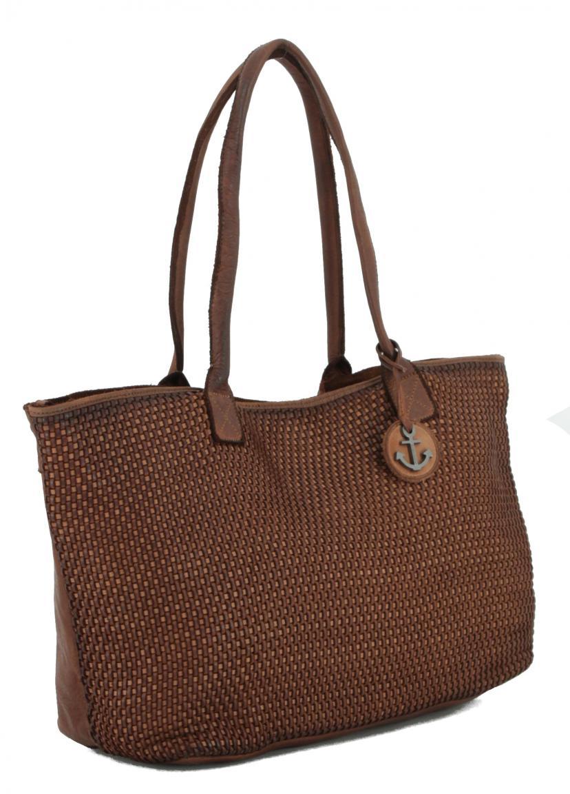 Handtasche Leder Vintage Harbour 2nd Grace Cognac braun