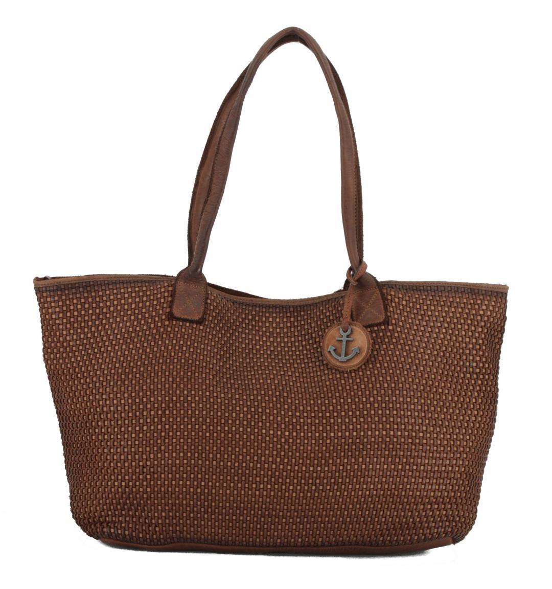 Handtasche Leder Vintage Harbour 2nd Grace Cognac braun