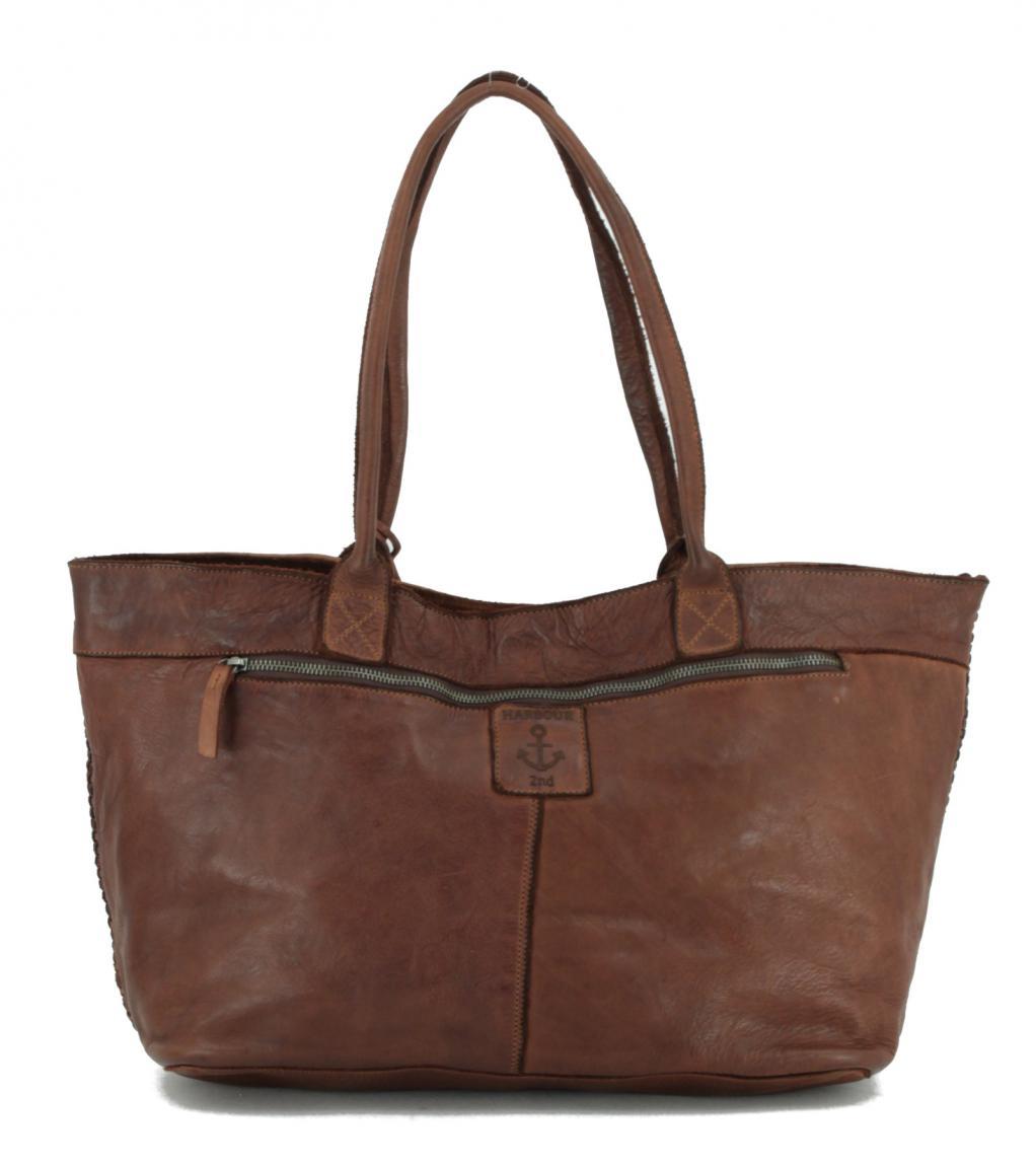 Handtasche Leder Vintage Harbour 2nd Grace Cognac braun