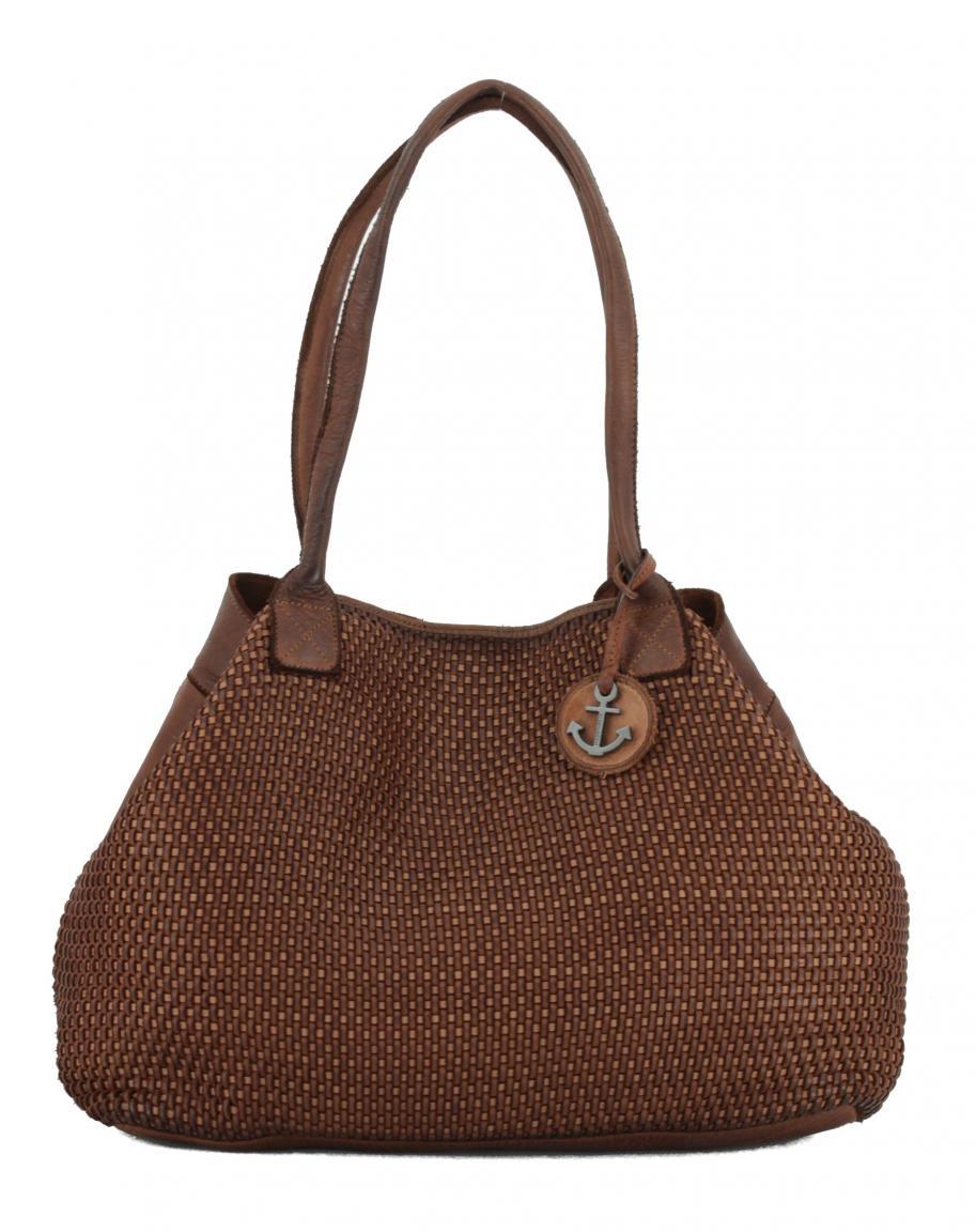 Handtasche Leder Vintage Harbour 2nd Grace Cognac braun