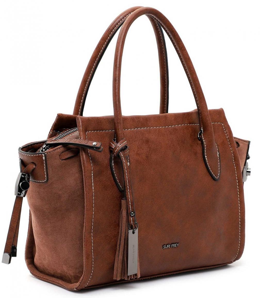 Handtasche Suri Frey Cognac Fransen Kally