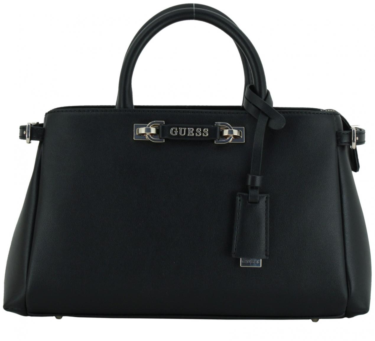 Handtasche Taupe Guess Lefia Luxury Satchel bürotauglich
