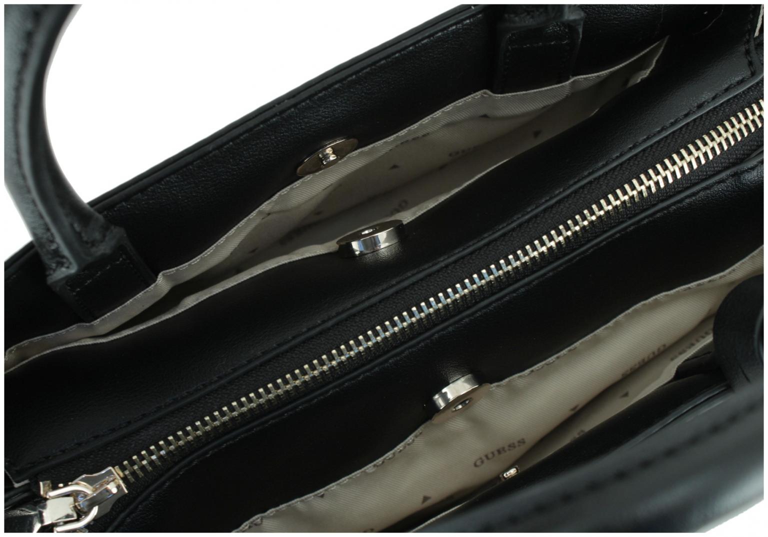 Handtasche Taupe Guess Lefia Luxury Satchel bürotauglich