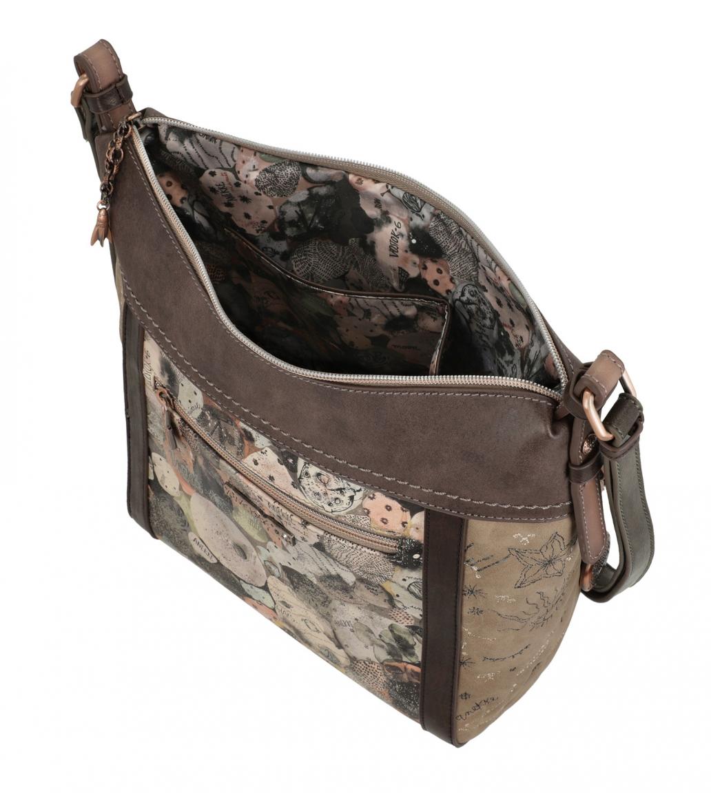Handtasche Universe Anekke Space Stars Planets braun Anhänger