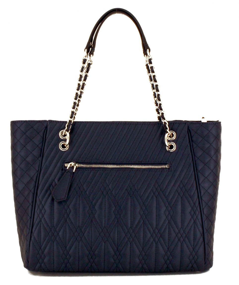 Handtasche XL Guess Eddie Kette Sapphire Blau
