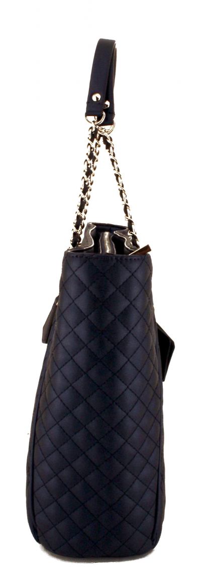 Handtasche XL Guess Eddie Kette Sapphire Blau