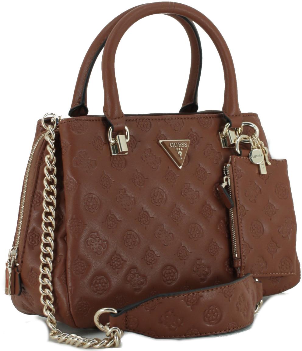 Handtasche braun Prägung Guess La Femme Girlfriend Satchel