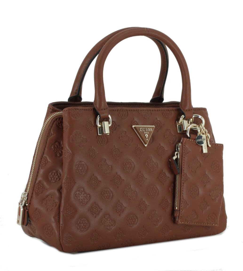 Handtasche braun Prägung Guess La Femme Girlfriend Satchel