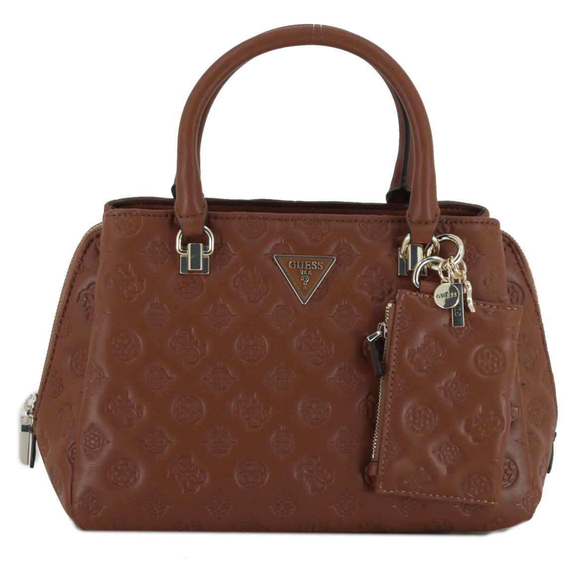 Handtasche braun Prägung Guess La Femme Girlfriend Satchel