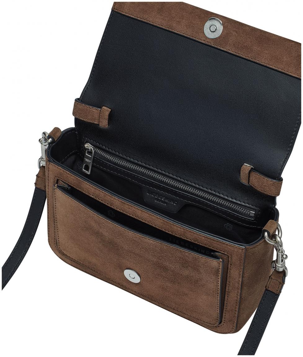 Handtasche mit Überschlag Top Handle Valoursleder braun Liebeskind Lea