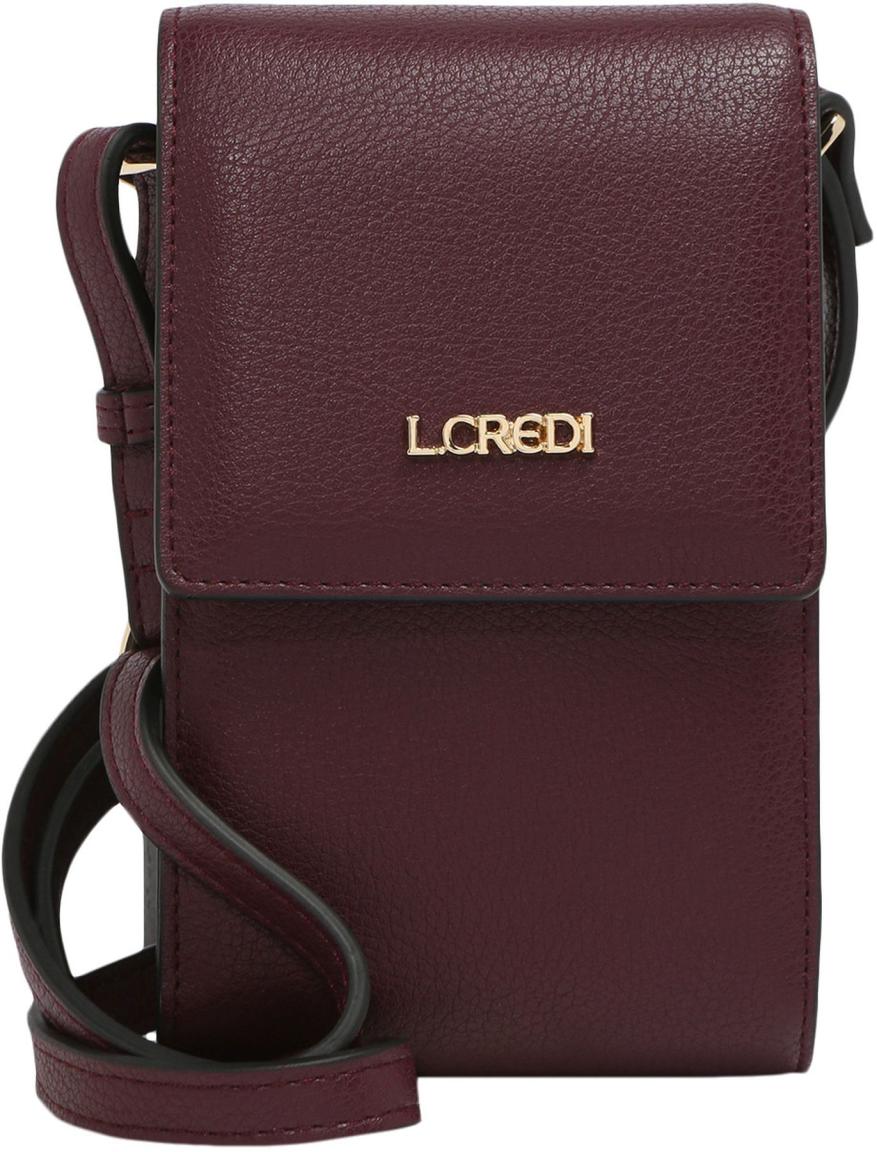 Handy Pouch L.Credi Crossover Jane Aubergine Bordeaux