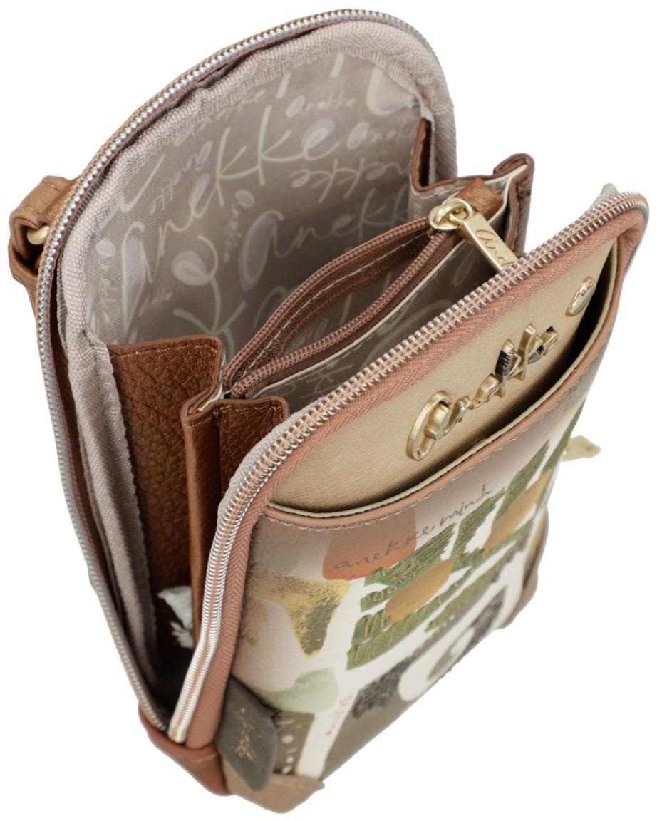 Handytasche Anekke Amphora grün Muse bestickt Metallic abstrakt