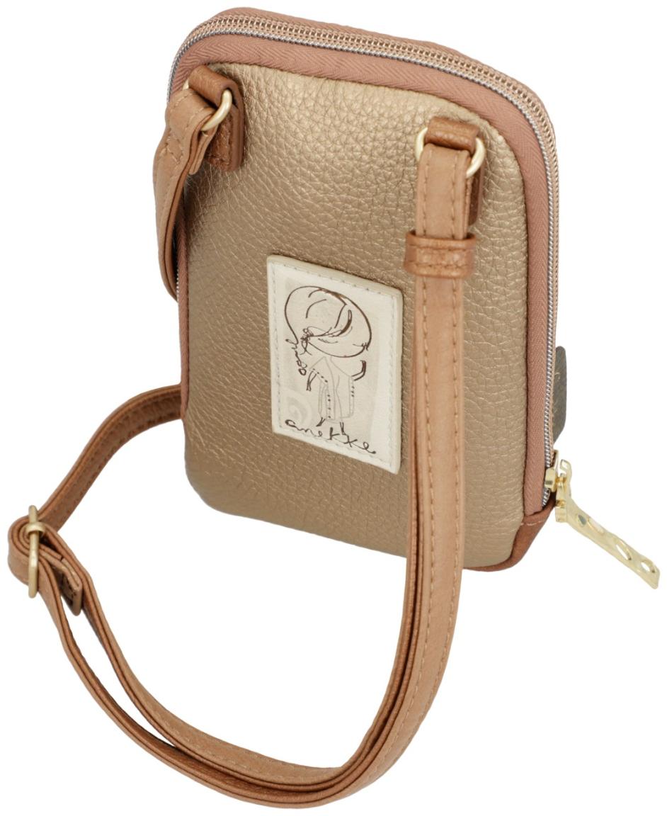 Handytasche Anekke Amphora grün Muse bestickt Metallic abstrakt