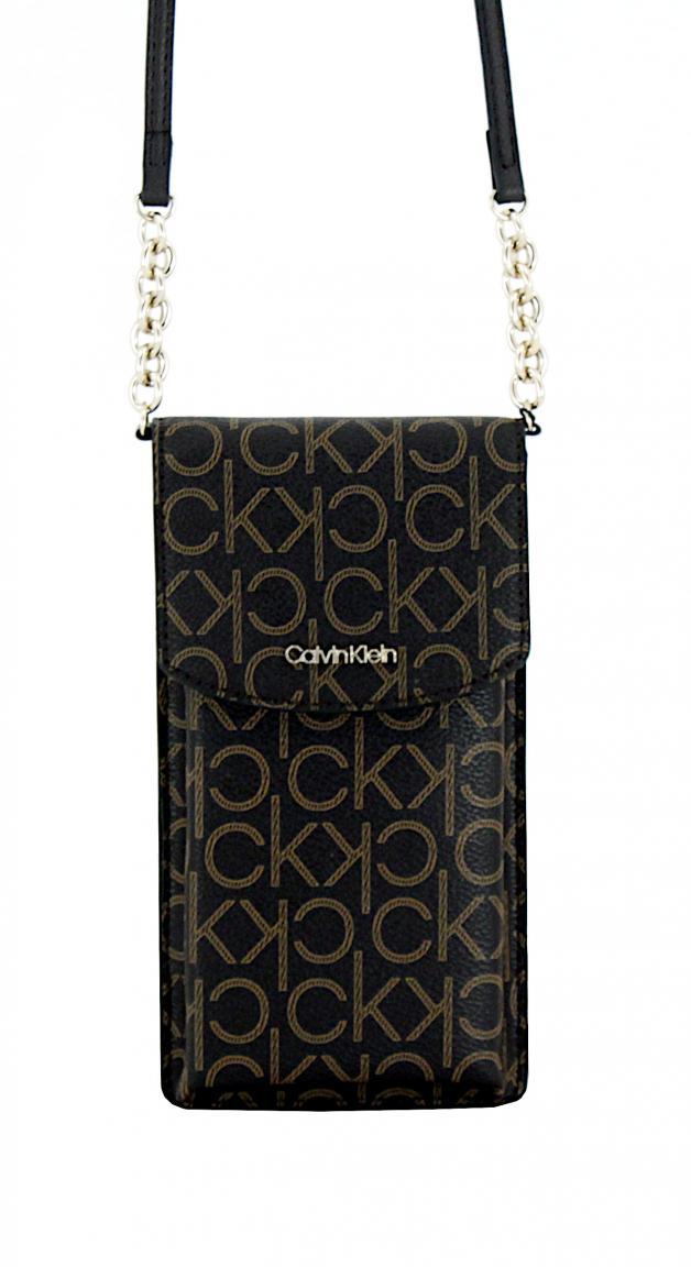 Handytasche Calvin Klein Crossover Brown Mono Alloverprint RFID