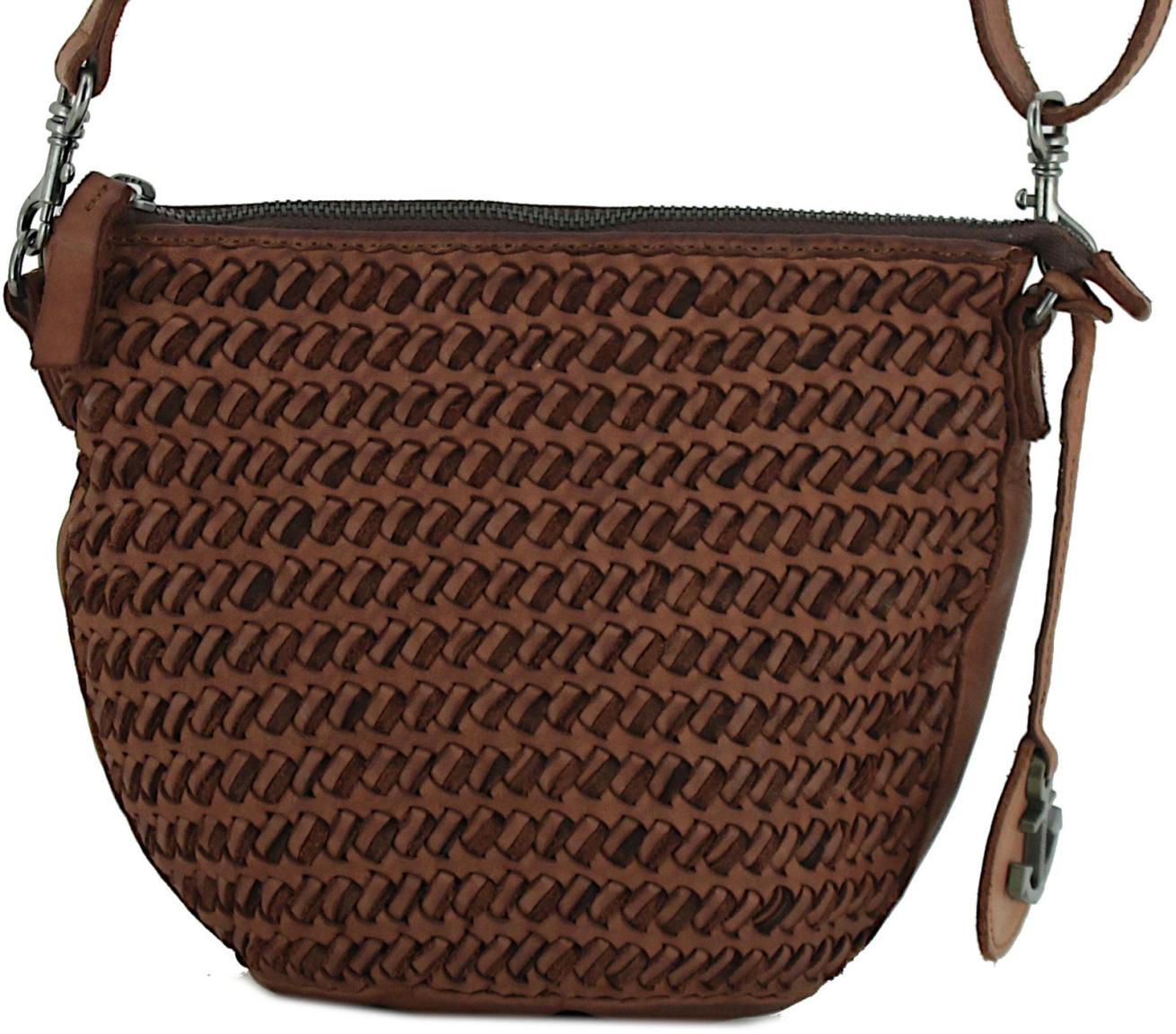 Harbour 2nc Soft Weaving Hailey Cognac Crossbody Bag braun