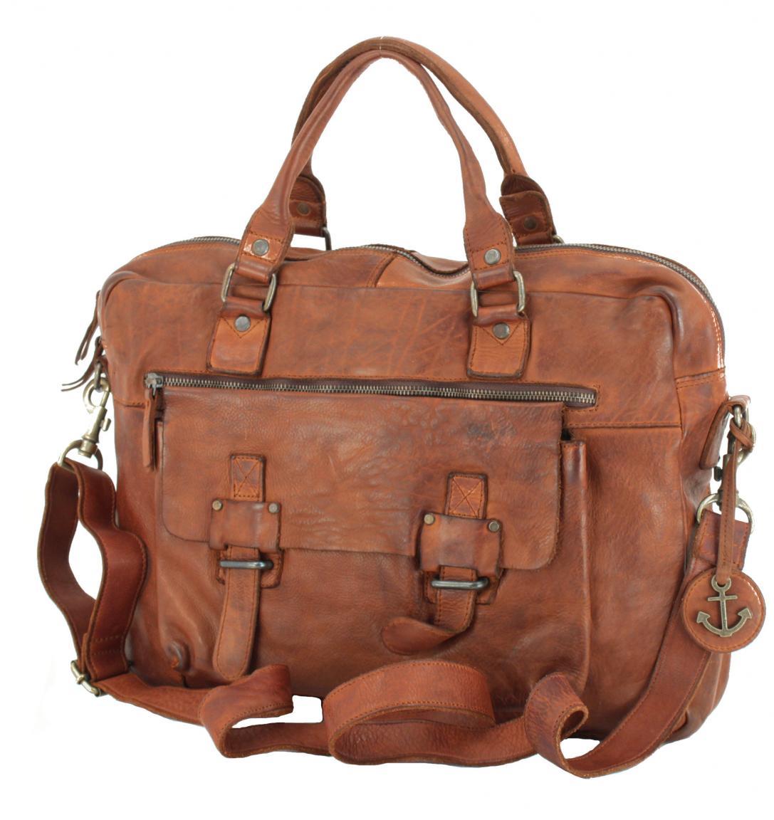 Harbour 2nd Businesstasche Antares Cognac Vintage Leder