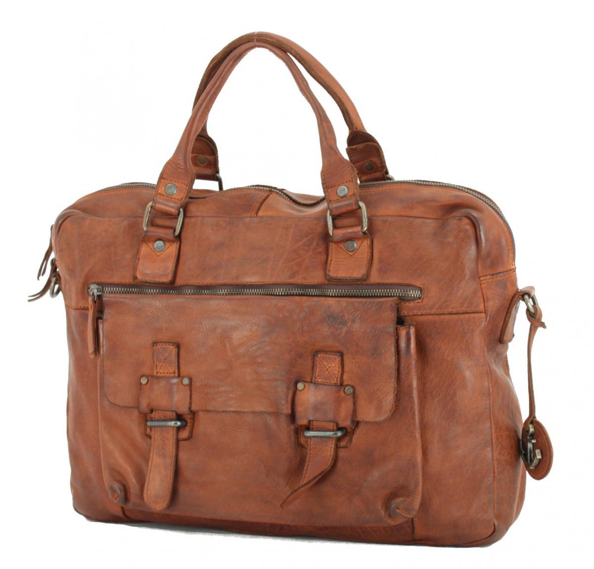 Harbour 2nd Businesstasche Antares Cognac Vintage Leder