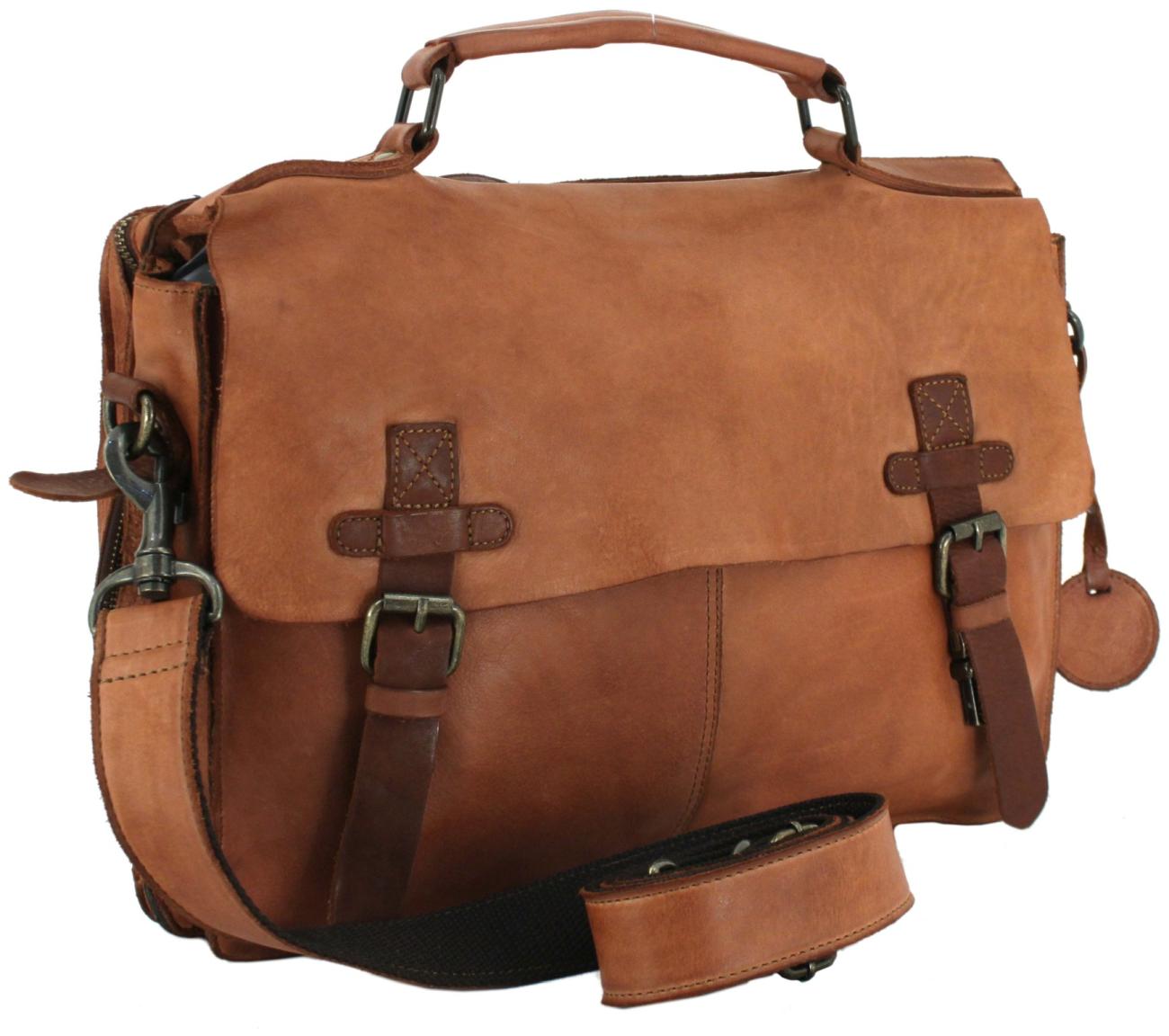 Harbour 2nd Collegetasche Ashotn Urban Poets Cognac braun