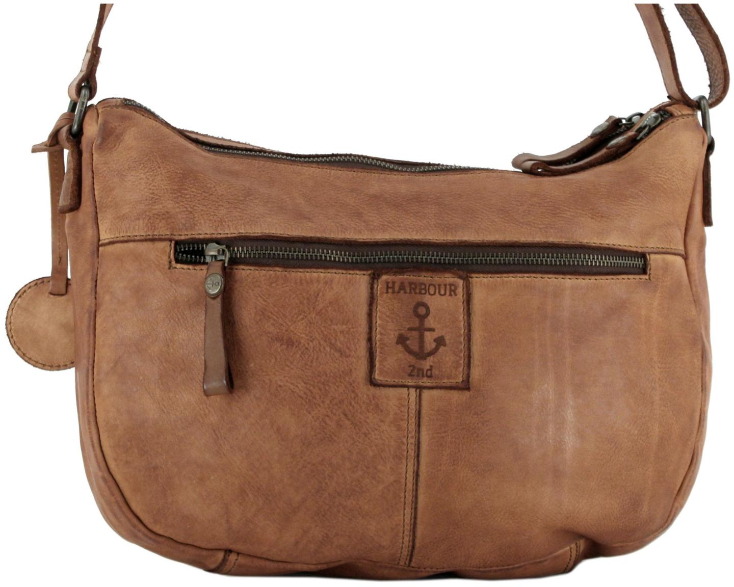 Harbour 2nd Emerson Crossbody Umhängetasche Leder Braun