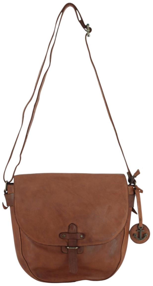 Harbour 2nd Emmeline Saddlebag Überschlagtasche Leder - Braun