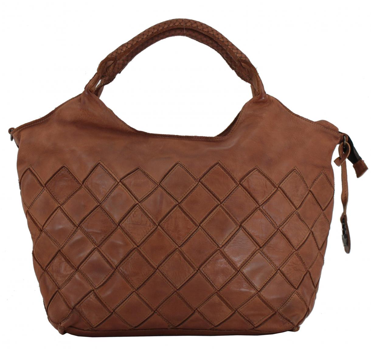 Harbour 2nd  Fashion Lights Shoppertasche Venezia cognacbraun Laptop