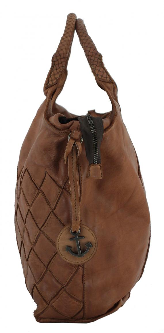 Harbour 2nd  Fashion Lights Shoppertasche Venezia cognacbraun Laptop