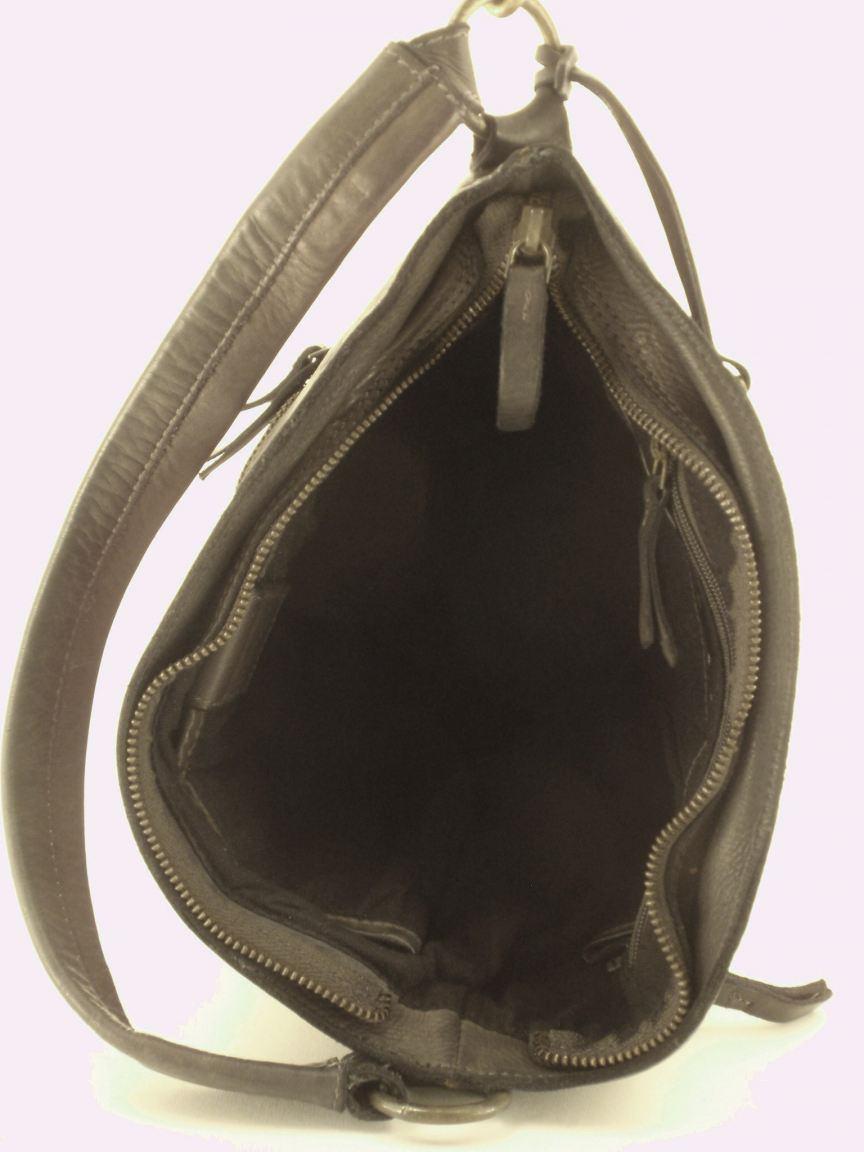 Harbour 2nd Flecht-Handtasche Iris aus Rindleder braun