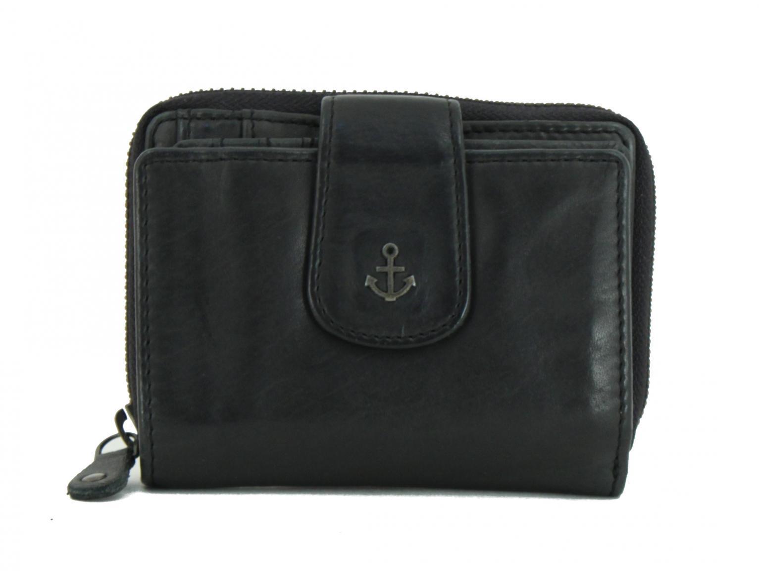 Harbour 2nd Geldbeutel Klappbar Schwarz Isidora Ash Vintage