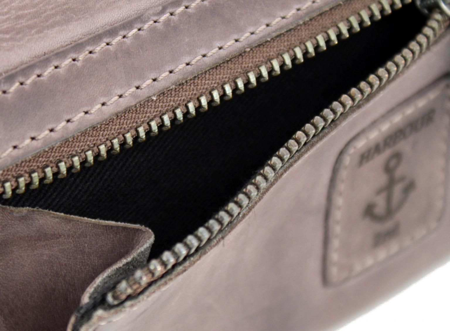 Harbour 2nd Geldbörse Vintage Lissy Grey Plain and Studs graubraun