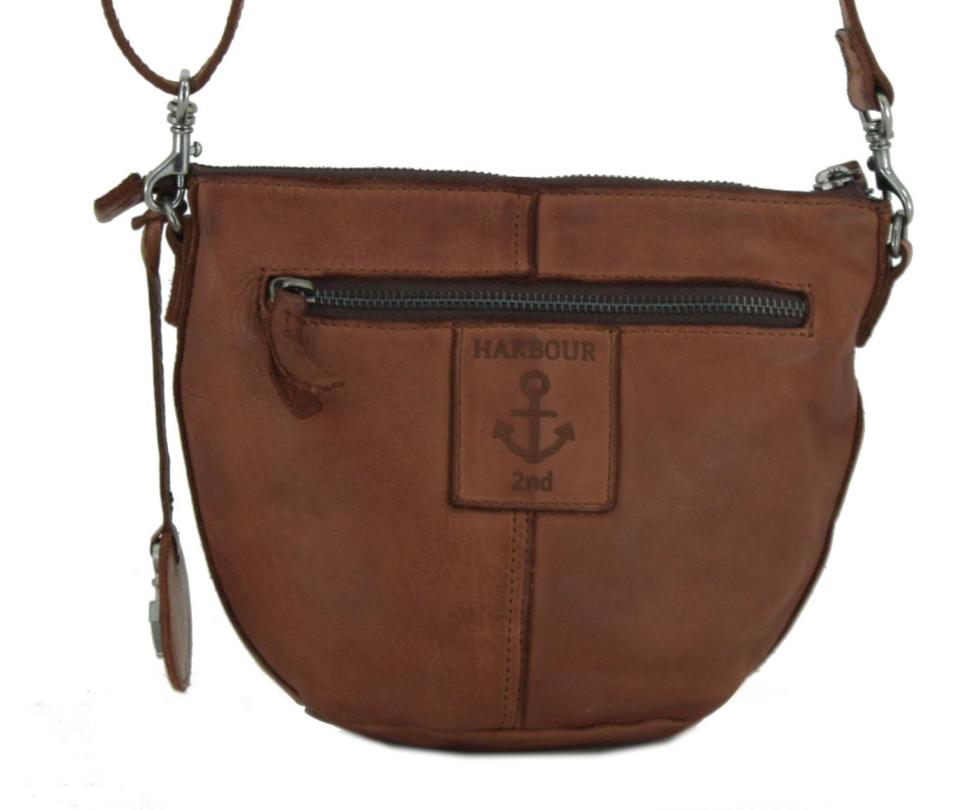 Harbour 2nd Hailey Umhängetasche dunkelblau Flechtfront 