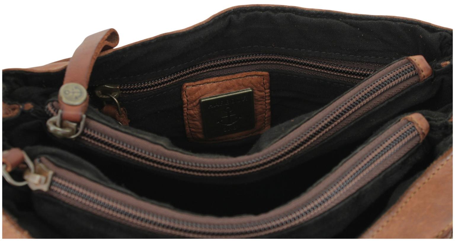 Harbour 2nd Laurel Saddlebag Überschlagtasche Leder - Braun