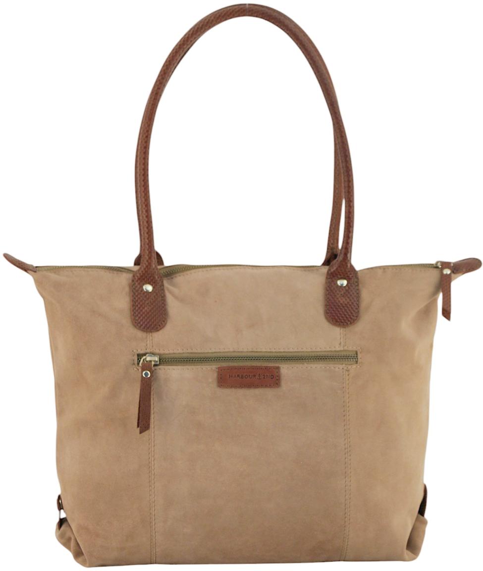 Harbour 2nd Lucia L Totebag Nappa Hazelnut - Hellbraun