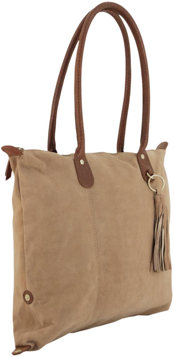 Harbour 2nd Lucia L Totebag Nappa Ocean - Blau