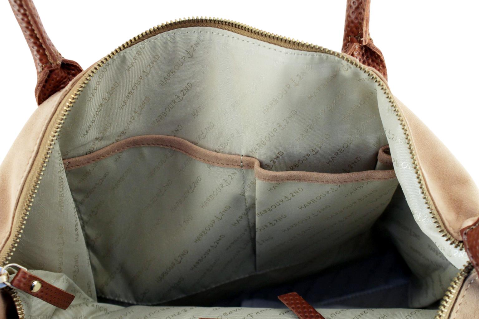 Harbour 2nd Lucia L Totebag Nappa Ocean - Blau