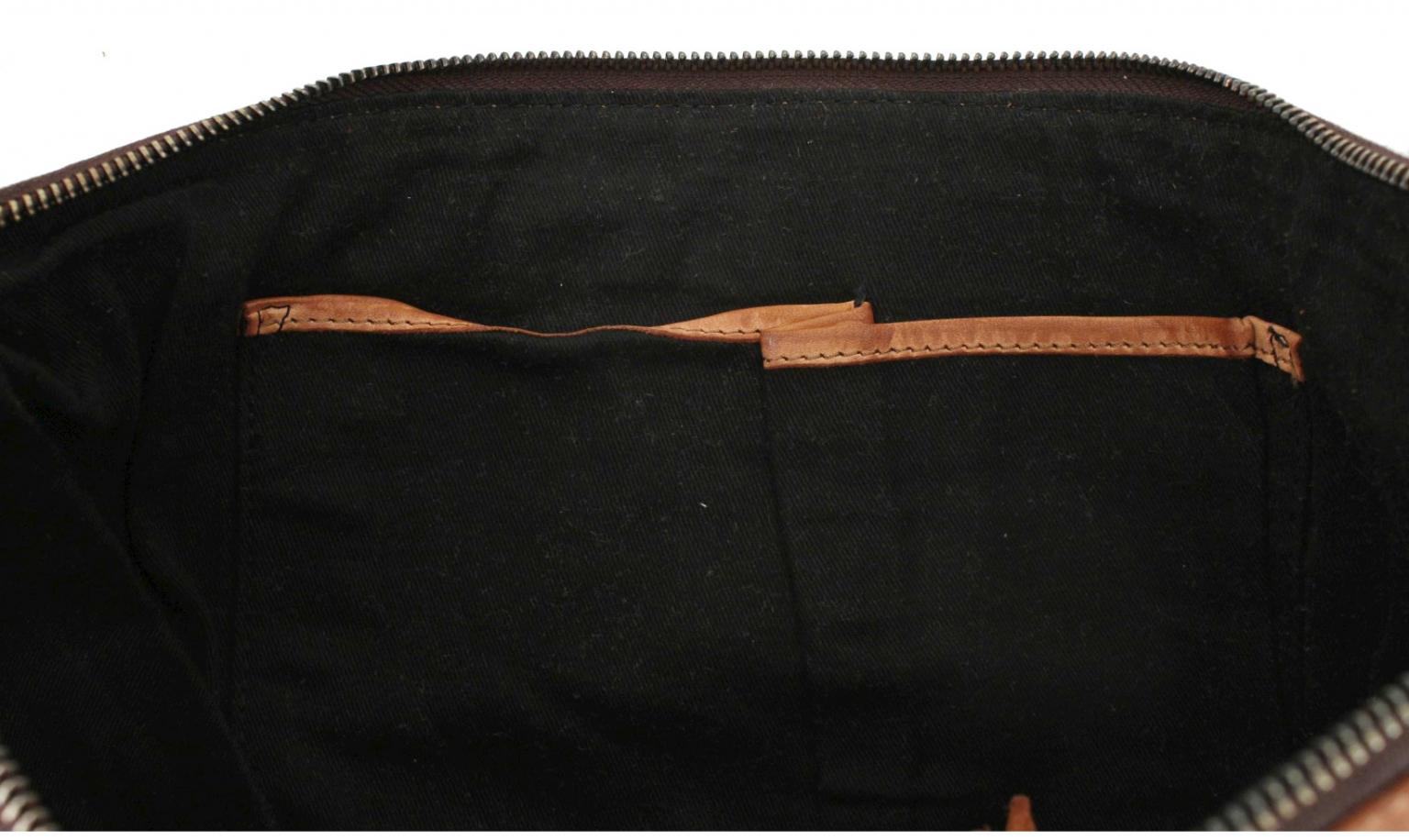 Harbour 2nd Nuri Spicy Ginger Beuteltasche taupe Nietendekor