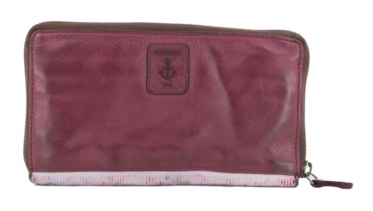 Harbour 2nd Portemonnaie Hilma Lau Anker bedruckt Lila