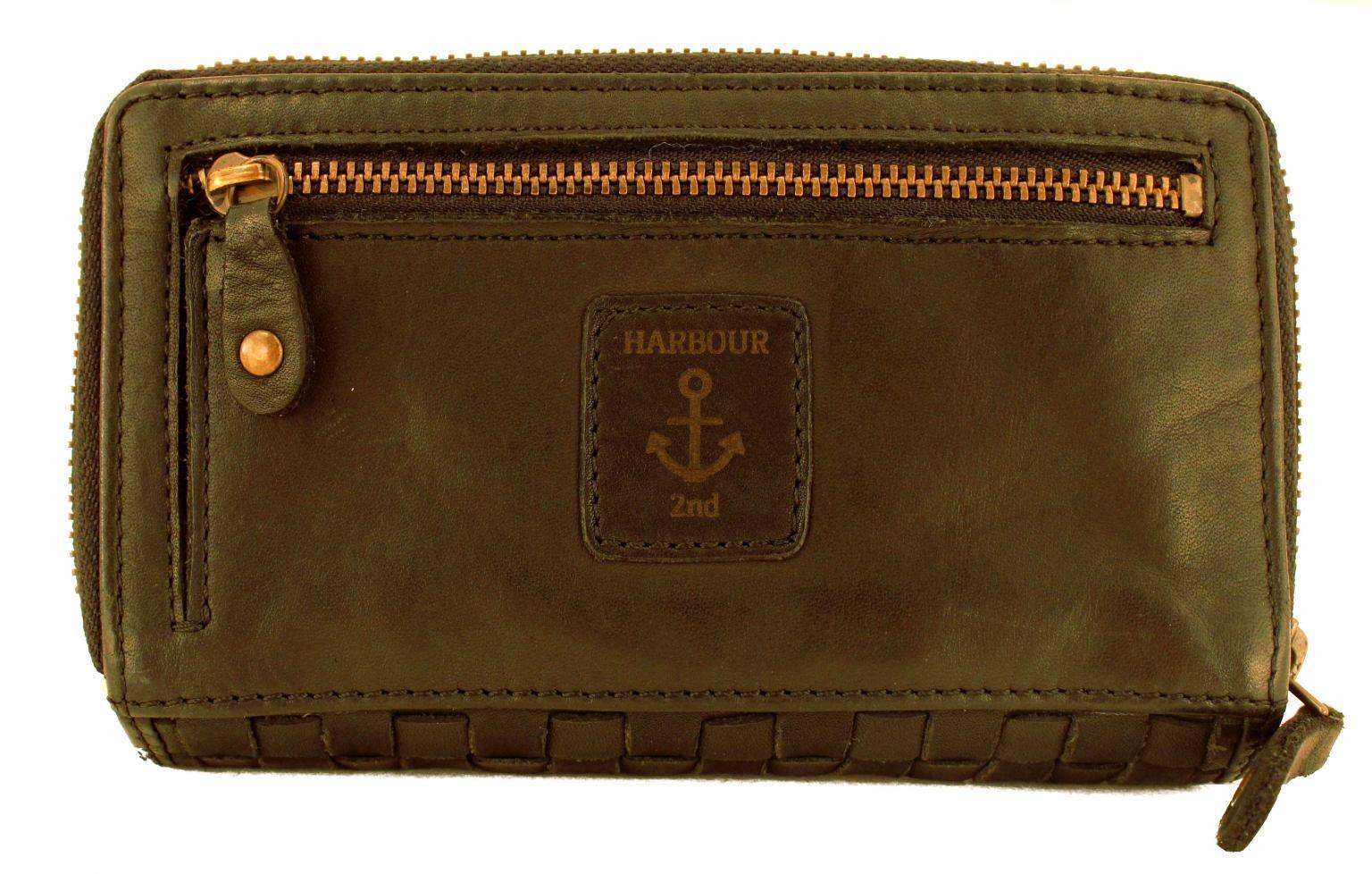 Harbour 2nd Portmonee Lucinda Überschlag Leder Braun