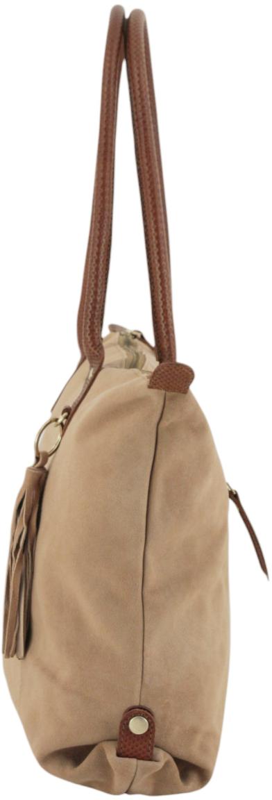 Harbour 2nd Sofia L Totebag Velours - Braun