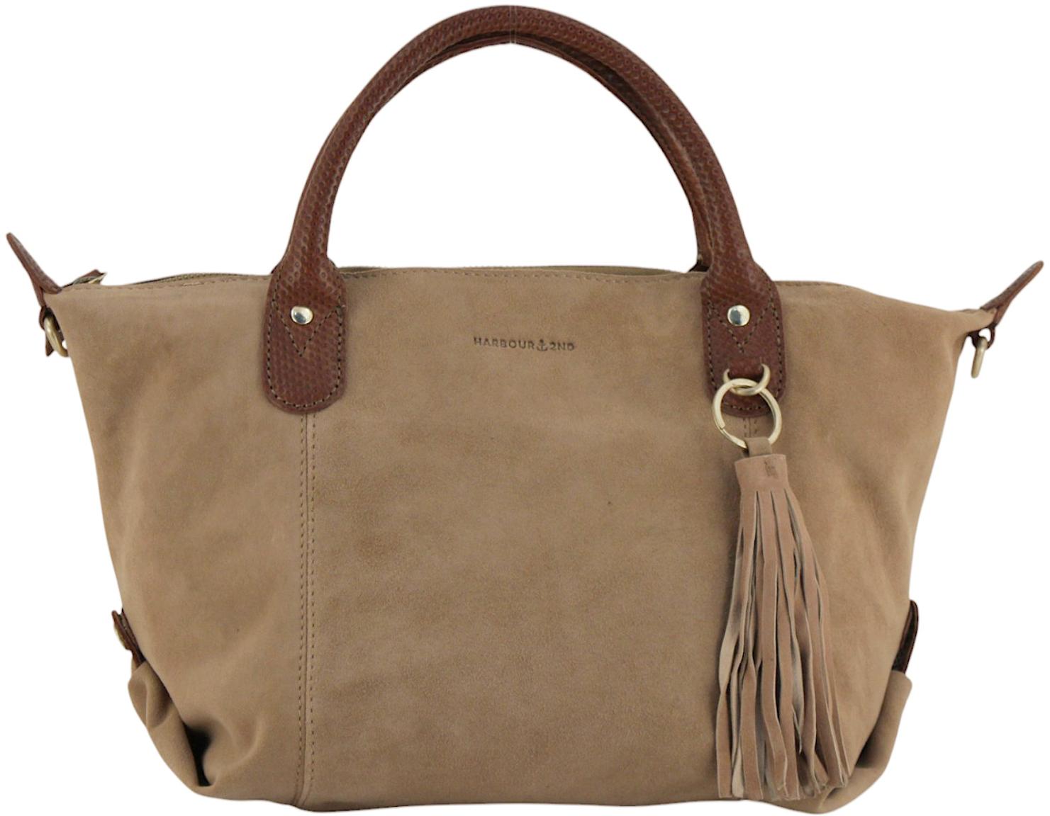 Harbour 2nd Sofia M Totebag Velours - Braun