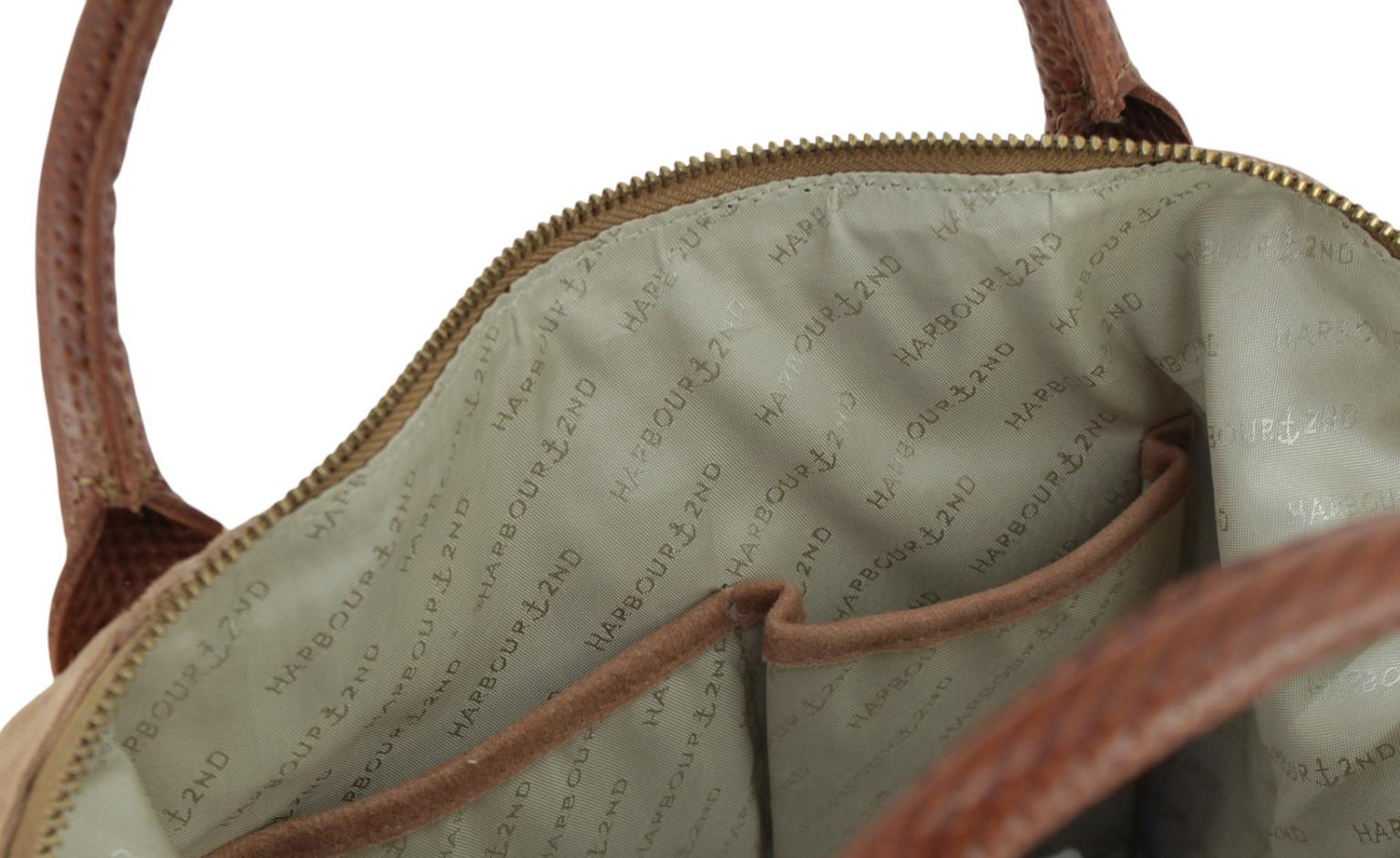Harbour 2nd Sofia M Totebag Velours Hazelnut - Hellbraun