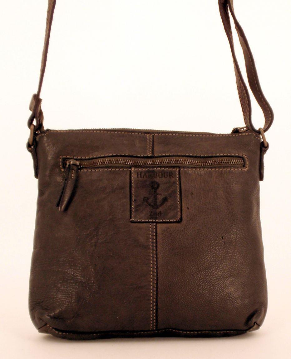 Harbour 2nd Umhängetasche Hazel aus Leder schwarz Ash