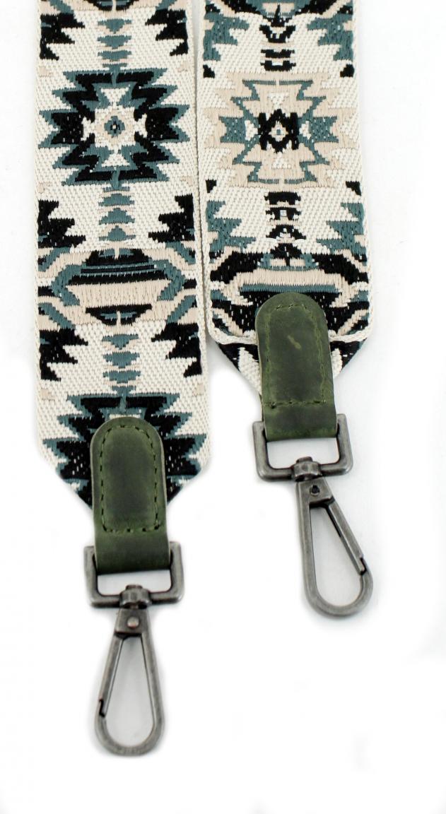 Harbour 2nd  dunkelgrüne Damenhandtasche Flechtmuster Fashion Lights Sestilia Leaf