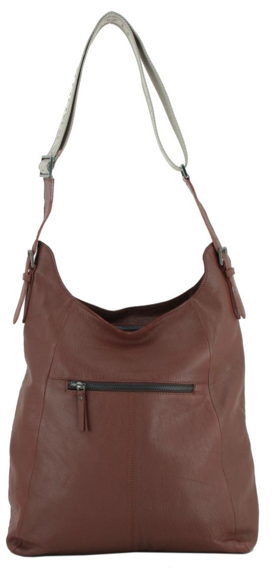 Harbour2nd Beuteltasche Cognac Lisa Webgurt