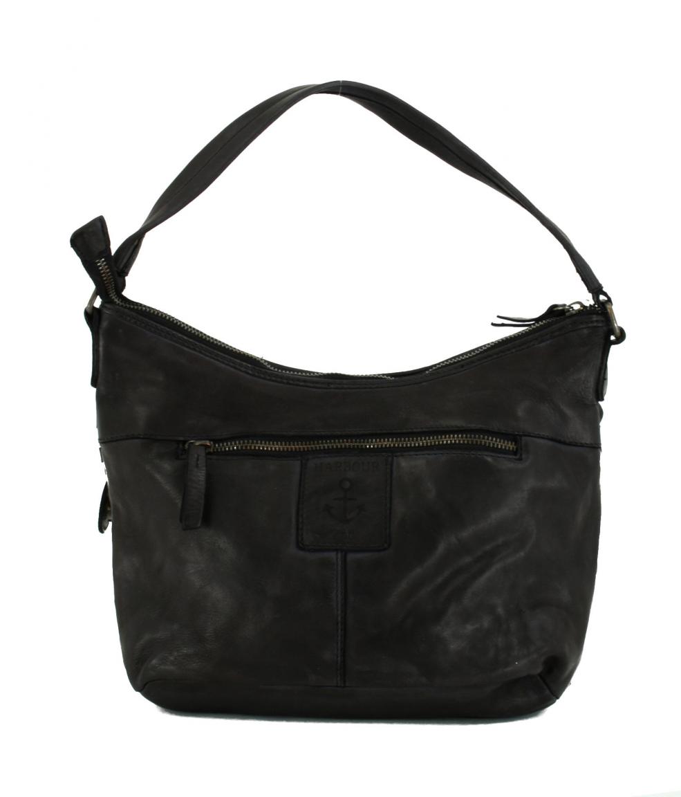 Harbour2nd Beuteltasche Flecht Mila Leder cognac