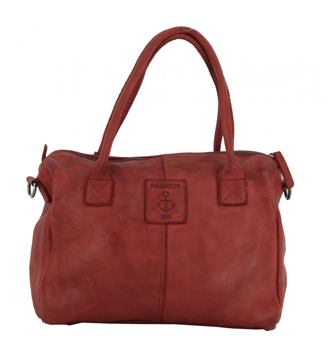 Harbour2nd Damenschultertasche Red Carolyn Soft Weaving 2 rot
