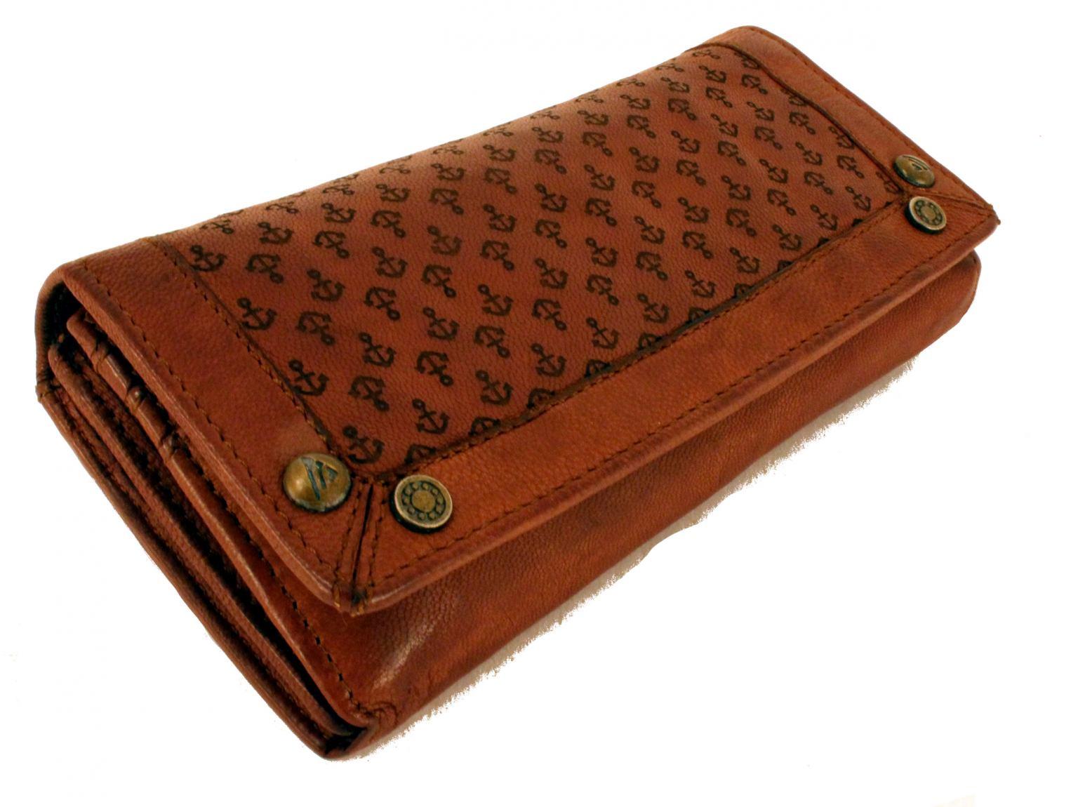 Harbour2nd Geldtasche Dagmar Anker Leder ASH schwarz