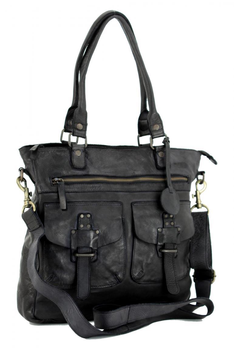 Harbour2nd Kurzgrifftasche Balilla Ash schwarz